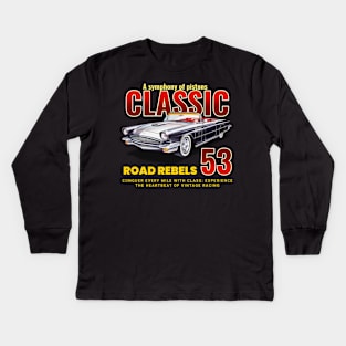 Classic Chevy 55 Kids Long Sleeve T-Shirt